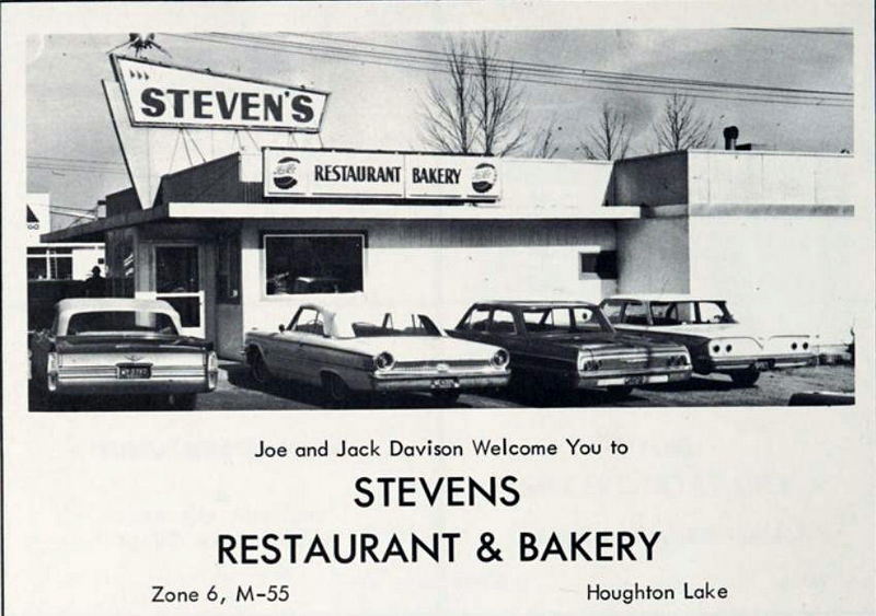 Stevens Restaurant & Bakery - Houghton Lake High School - Bobcat Yearbook Class Of 1966 (newer photo)